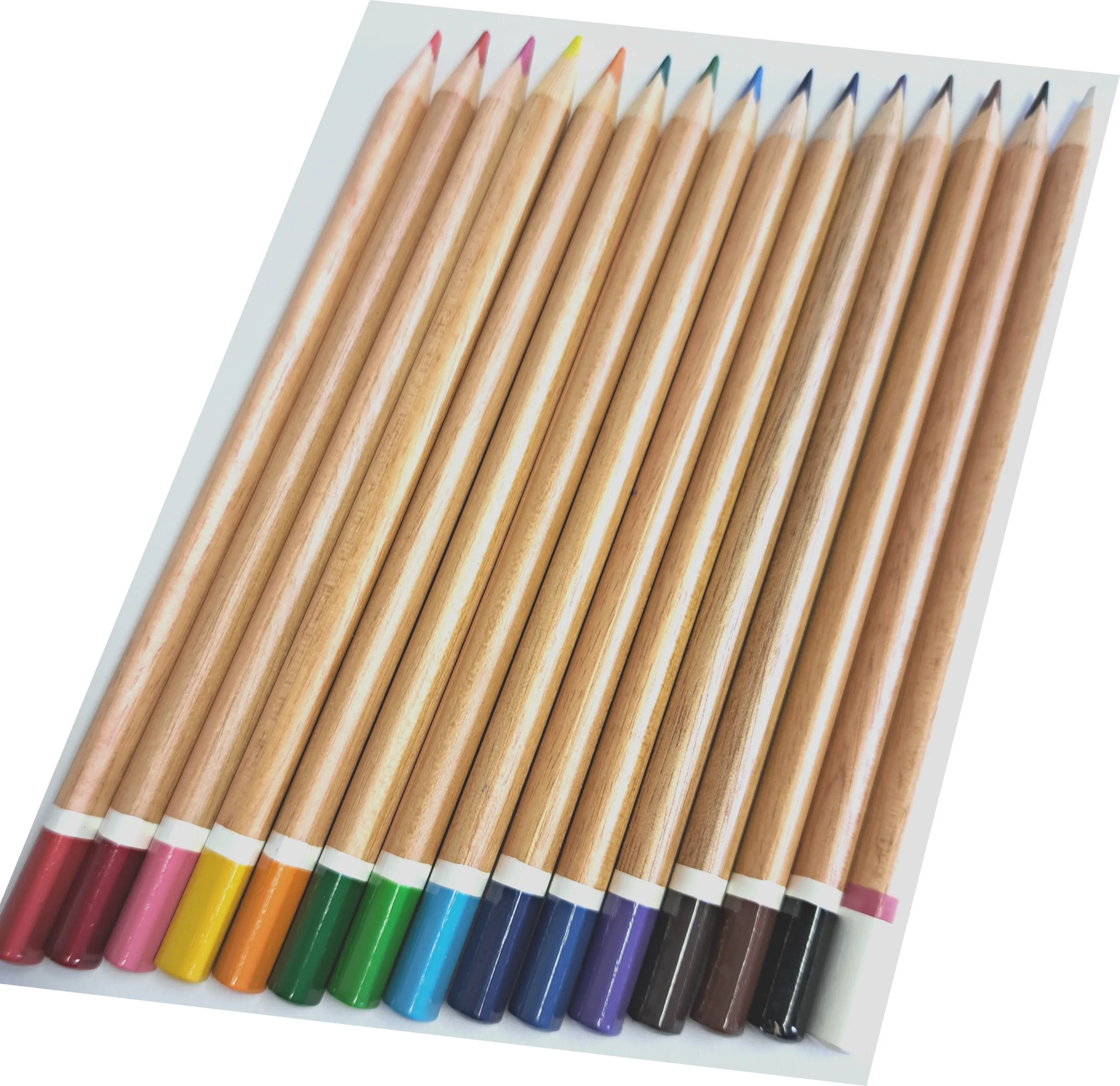 Dreikantstifte Natur – 15 Farben aus nachhaltigem Holz