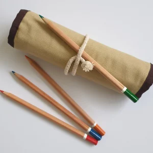 Rollmäppchen mit Stiften 20 x 18 cm